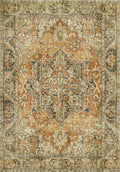 Ember Medallion - Washable Rug - RP2006 (Custom Size)