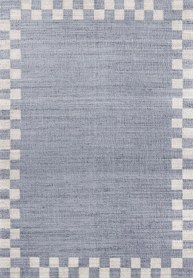 Harbor Check - Washable Rug - RP2010 (Custom Size)