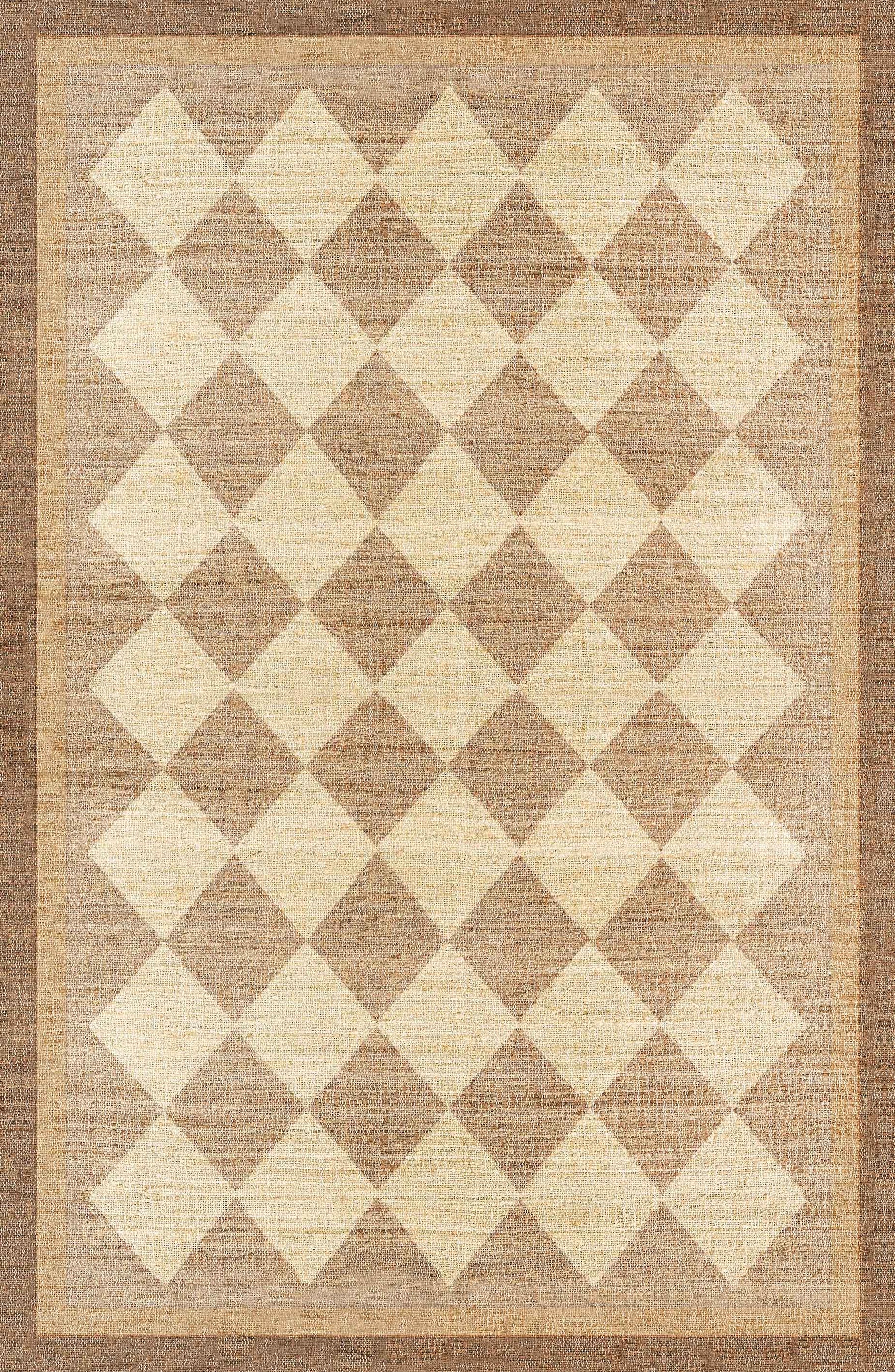 Harlequin Sand - Washable Rug - RP2011 (Custom Size)
