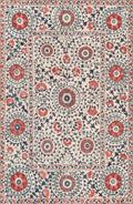 Suzani Bloom - Washable Rug - RP2014 (Custom Size)