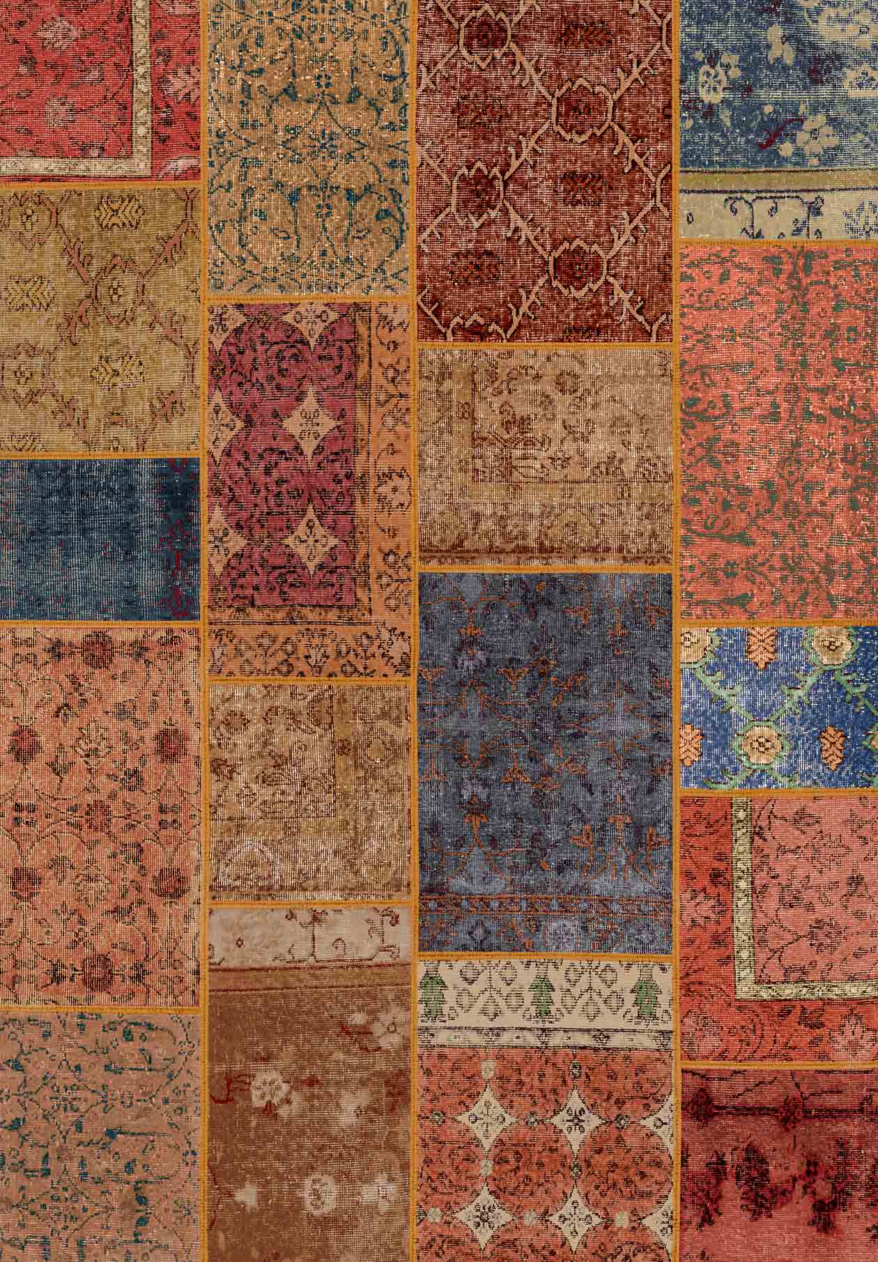 Patchwork Bazaar - Washable Rug - RP2019 (Custom Size)