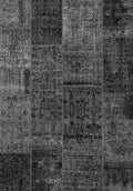 Patchwork Noir - Washable Rug - RP2020 (Custom Size)