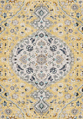 Golden Medallion - Washable Rug - RP2021 (Custom Size)