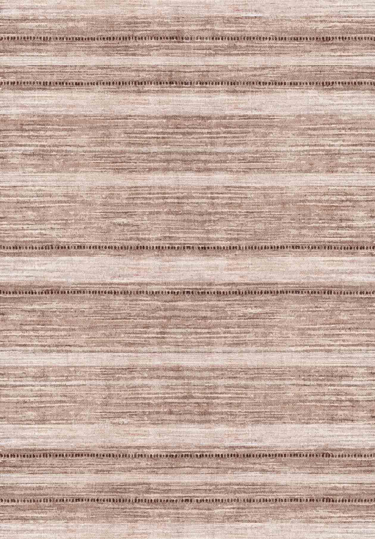 Rosewood Stripe - Washable Rug - RP2022 (Custom Size)