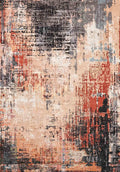 Ashfield Terracotta Multi - Washable Rug - RP2034 (Custom Size)