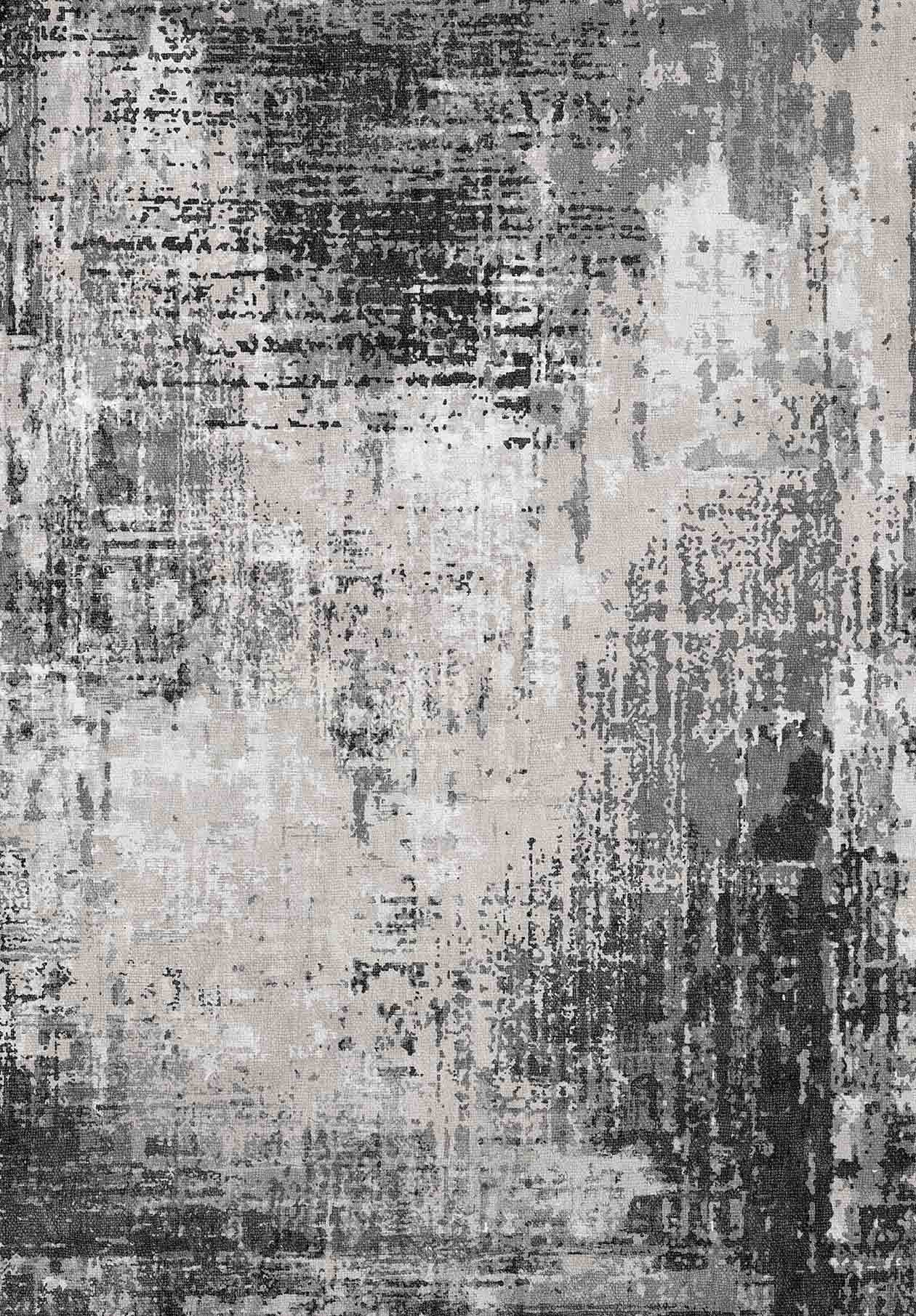 Ashfield Charcoal - Washable Rug - RP2033 (Custom Size)