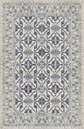 Indigo Trellis - Washable Rug - RP2036 (Custom Size)