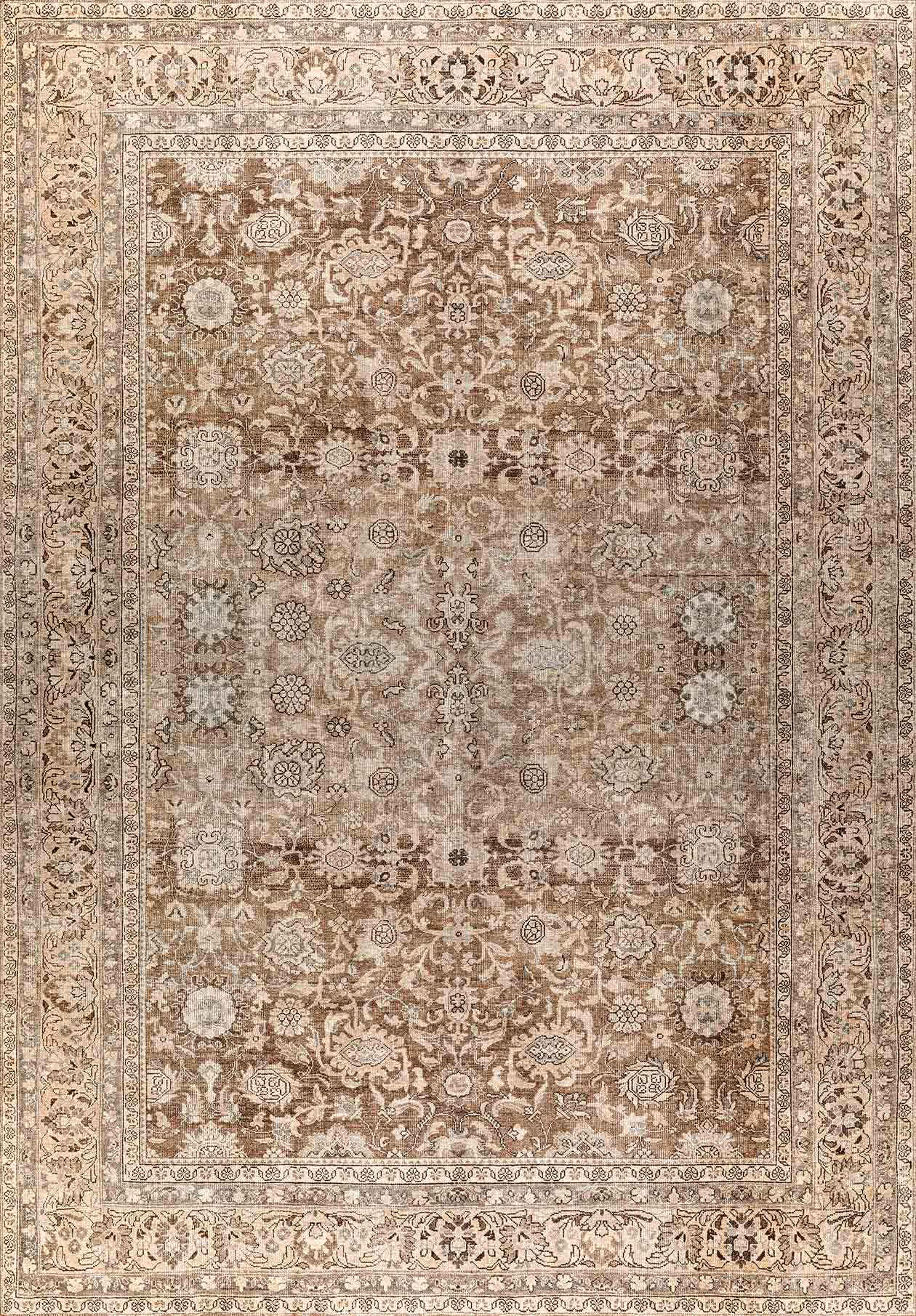 Walnut Garden - Washable Rug - RP2041 (Custom Size)