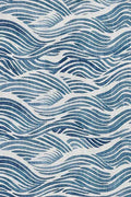 Pacific Waves - Washable Rug - RP2047 (Custom Size)