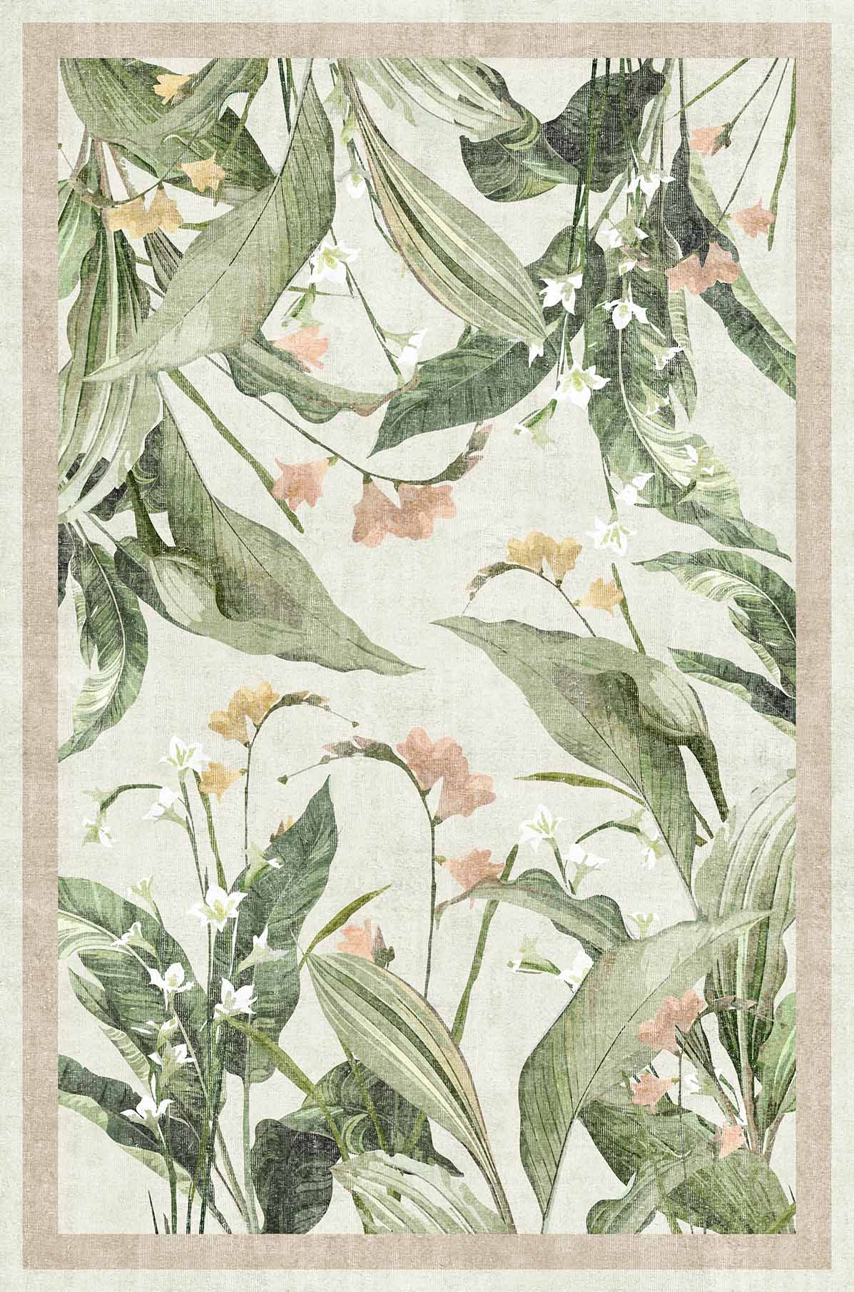 Orchid Grove - Washable Rug - RP2051 (Custom Size)
