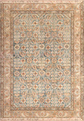 Apricot Herati - Washable Rug - RP2054 (Custom Size)