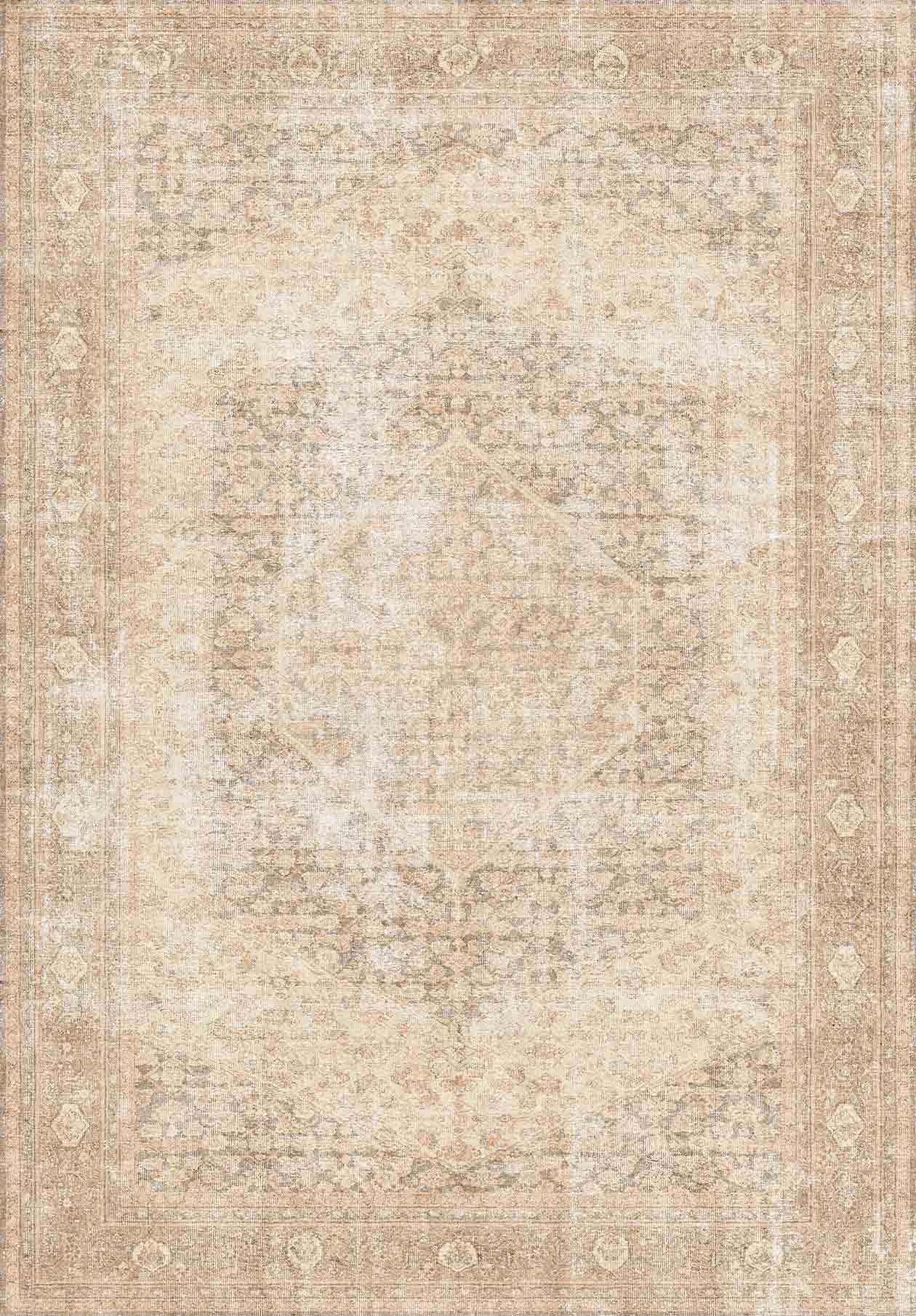 Blush Antique - Washable Rug - RP2057 (Custom Size)