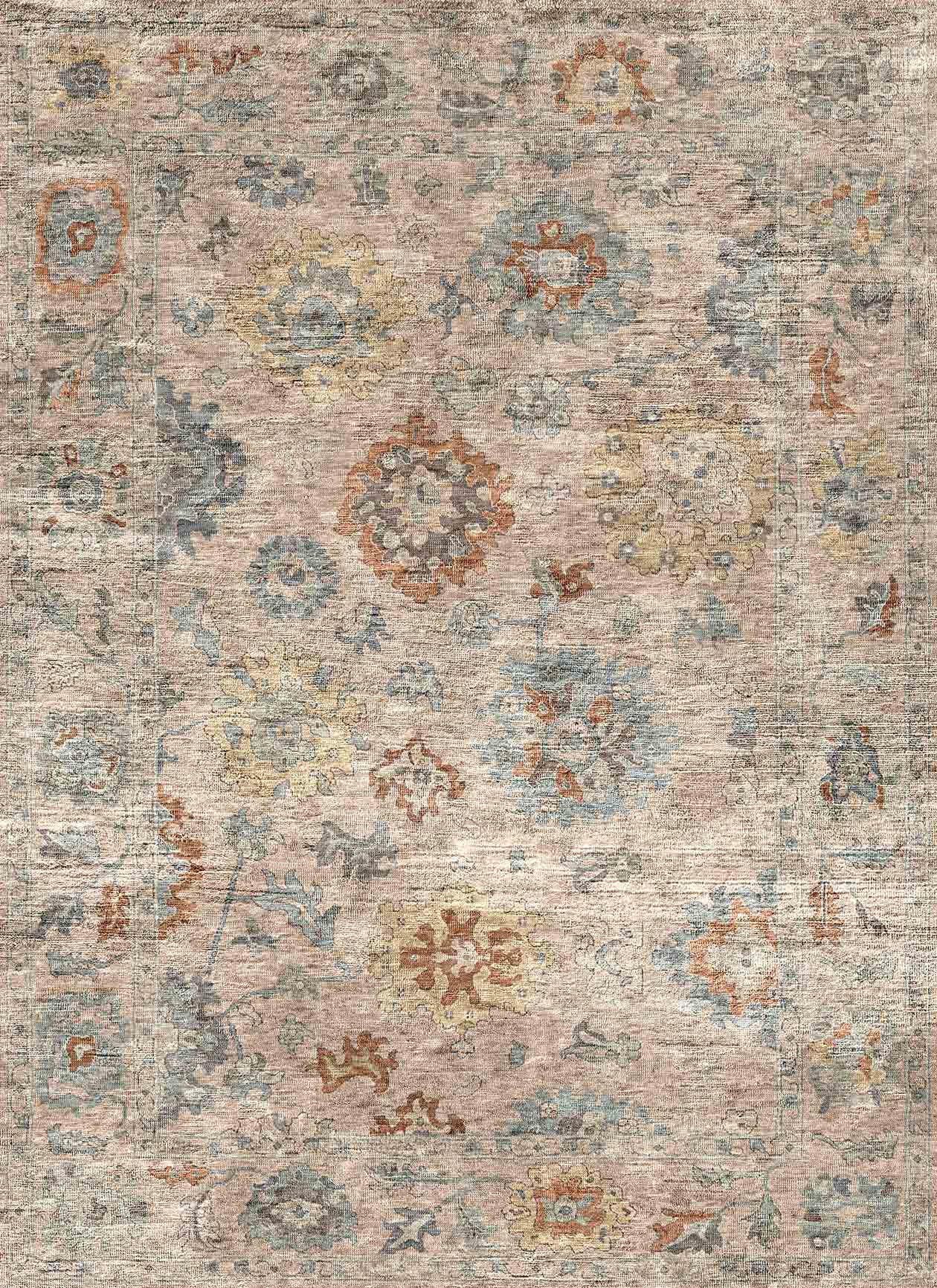 Pastel Anatolia - Washable Rug - RP2059 (Custom Size)