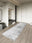 Aegean Wash Grey washable runner rug for hallways and kitchens, low-pile non-slip