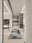 Ashfield Charcoal washable runner rug for hallways and kitchens, low-pile non-slip