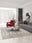 Atlas Whisper washable area rug in a styled room, rectangular, low-pile cotton blend