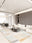 Bauhaus Patch rectangular washable rug styled in a modern living space