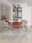 Bauhaus Patch round washable area rug, machine washable low-pile cotton blend