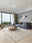 Berber Diamond washable area rug in a styled room, rectangular, low-pile cotton blend