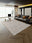 Berber Diamond rectangular washable rug styled in a modern living space