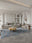 Cypress Night washable area rug in a styled room, rectangular, low-pile cotton blend