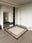 Desert Frame square washable area rug with non-slip backing, machine washable