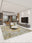 Ember Medallion washable area rug in a styled room, rectangular, low-pile cotton blend