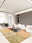 Gabbeh Harvest rectangular washable rug styled in a modern living space