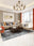 Graphite Wash washable area rug in a styled room, rectangular, low-pile cotton blend