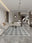 Harlequin Slate rectangular washable rug styled in a modern living space