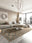 Honeycomb Tribe washable area rug in a styled room, rectangular, low-pile cotton blend