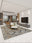 Honeycomb Tribe machine washable rectangular area rug with non-slip backing