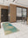 Lagoon Mist washable runner rug for hallways and kitchens, low-pile non-slip
