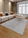 Lilac Weave machine washable rectangular area rug with non-slip backing