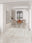 Linen Lines square washable area rug with non-slip backing, machine washable
