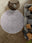 Mauve Mist round washable area rug, machine washable low-pile cotton blend