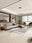 Mid-Century Patch rectangular washable rug styled in a modern living space