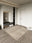 Mocha Fade square washable area rug with non-slip backing, machine washable