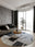 Modernist Blocks round washable area rug, machine washable low-pile cotton blend