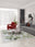 Orchid Grove machine washable rectangular area rug with non-slip backing