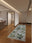 Orchid Grove washable runner rug for hallways and kitchens, low-pile non-slip