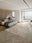 Pastel Anatolia rectangular washable rug styled in a modern living space