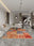 Patchwork Bazaar washable area rug in a styled room, rectangular, low-pile cotton blend