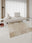Patchwork Fade square washable area rug with non-slip backing, machine washable