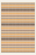 Loom Strata Apricot washable rug, rectangle shape, top view