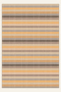 Tappeto lavabile Loom Strata Apricot, forma rettangolare, vista dall'alto