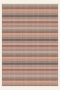 Tapis lavable Loom Strata Rose Clay, forme rectangulaire, vu de dessus