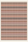 Waschbarer Teppich Loom Strata Rose Clay, rechteckige Form, Draufsicht