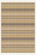 Tappeto lavabile Loom Strata Olive Gold, forma rettangolare, vista dall'alto