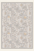 Alfombra lavable Courtyard Tile Ochre, forma rectangular, vista superior